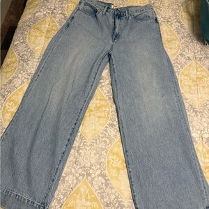 Madewell Denim with Brown Patch